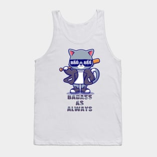 Badass Cat Tank Top